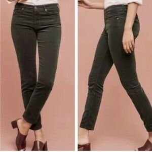 AG Adriano Goldschmied Stevie Mid-Rise Ankle Straight Pants